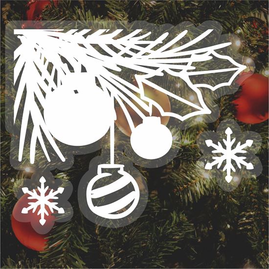 Picture of Christmas Window Cling Vinyl
