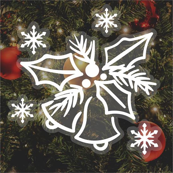 Picture of Christmas Window Cling Vinyl