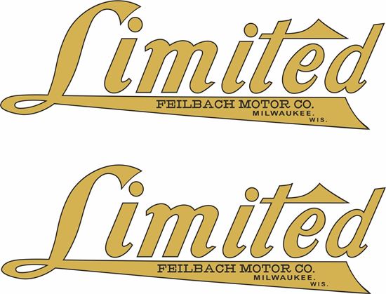 Picture of Feilbach Motor Co Motorcycle Decals / Stickers