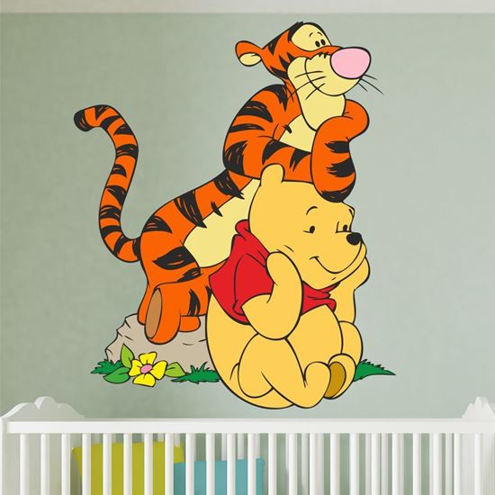 Picture of Winne the Pooh and Tigger Wall Art sticker