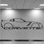 Picture of Chevrolet Corvette C7 Wall Art sticker