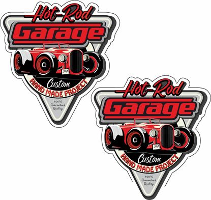 Picture of Hot Rod Garage Decals / Stickers