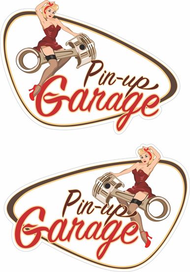 Picture of Pin Up Garage general panel  Decals / Stickers