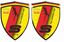 Picture of Audi S Line Quattro Wing / Panel Badges 80mm