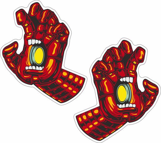 Picture of Santa Cruz  Hand  Decals / Stickers