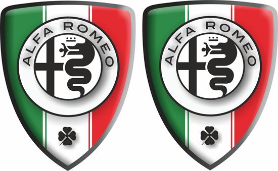 Picture of Alfa Romeo wing Badges 80mm