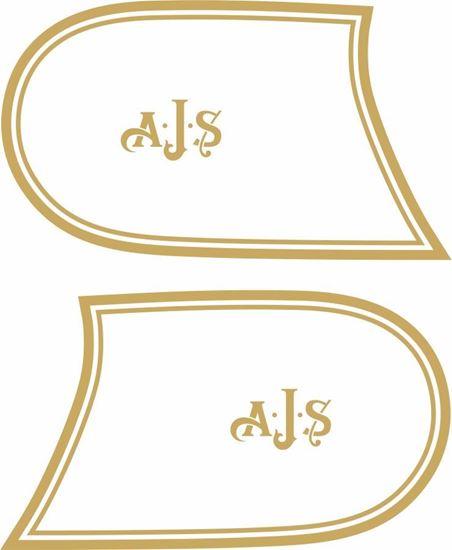 Picture of A.J.S 7R Fuel Tank Stripes / Decals