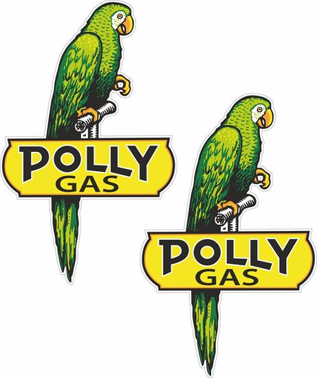 Picture of Polly Gas Decals / Stickers