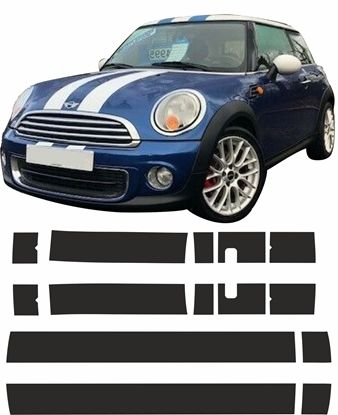 Picture of Mini R56 Pre LCi Cooper  / One / D Viper Stripe Pack  Stripes / Stickers