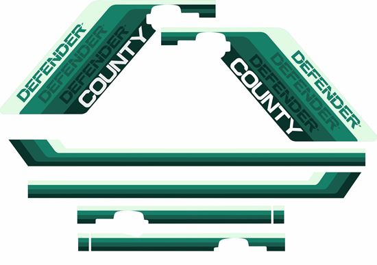 Picture of Defender 110 County 1990 - 1992  5 Door side Decals / Stickers