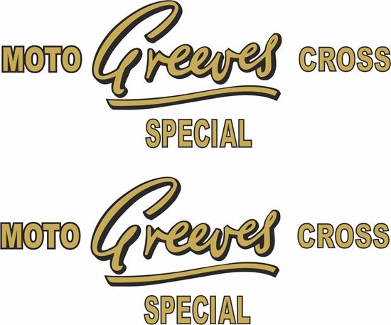 Picture of Greeves Moto Cross Special Decals / Stickers