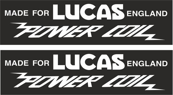 Picture of Lucas Power Coil Decals / Stickers