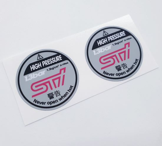 Picture of STi Radiator cap Decal / Sticker