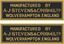 Picture of "Manufactured By AJS Stevens & Co" Decals / Stickers