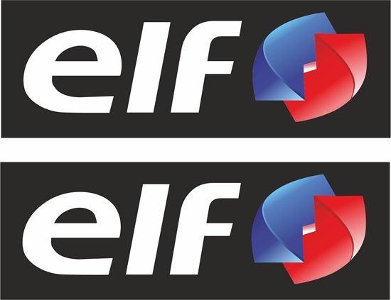 Picture of "Elf "  Track and street race sponsor Decals / Stickers