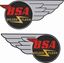 Picture of BSA Golden Flash Decals / Sticker