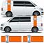 Picture of VW T5 / T6 Gulf Stripes / Stickers