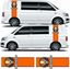 Picture of VW T5 / T6 Jagermeister Stripes / Stickers