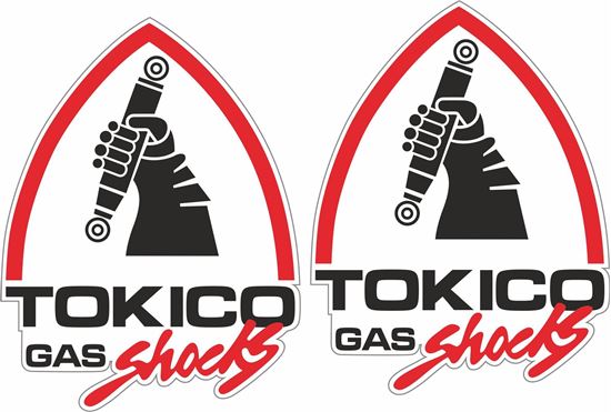 Picture of Tokico Gas Shocks Decals / Stickers