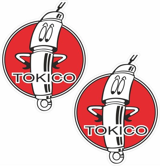 Picture of Tokico Gas Shocks Decals / Stickers