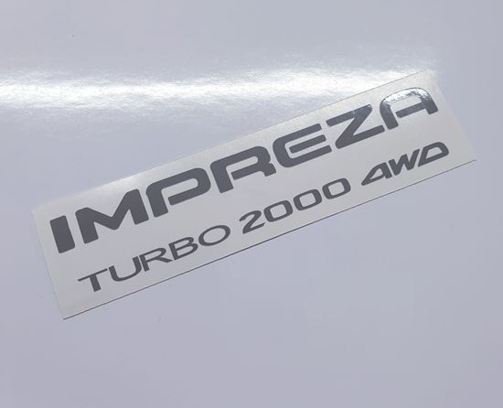 Picture of Impreza 2000 4WD replacement rear Decal / Sticker