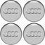 Picture of Audi Wheel centre Gel Badges