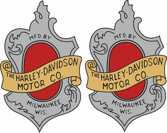 Picture of Harley Davidson Milwaukee Decals / Stickers