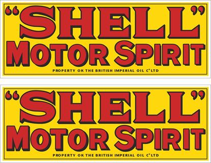 Picture of Shell Motor Spirit Decals / Stickers