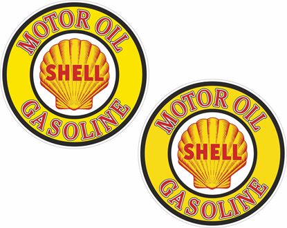 Picture of Shell Oil Gasoline Decals / Sticker