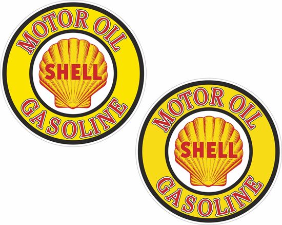 Zen Graphics - Shell Oil Gasoline Decals / Sticker