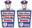 Picture of Mobil Service Decals / Stickers