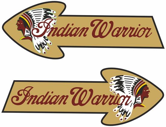 Picture of Indian Warrior Tank /  Panel Decals / Stickers