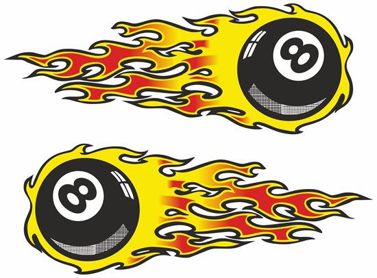 Picture of 8 Ball general panel  Decals / Stickers
