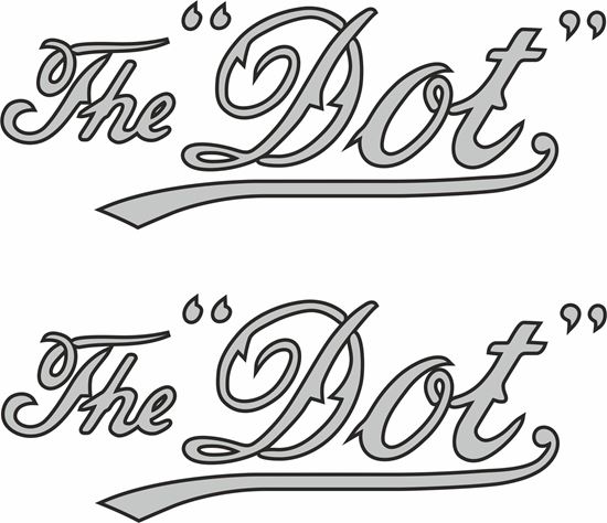 Picture of The Dot Motorcycle Decals / Stickers