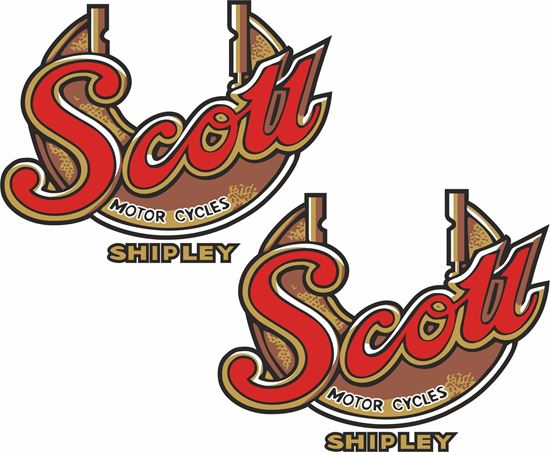 Picture of Scott Motorcycle Decals / Stickers