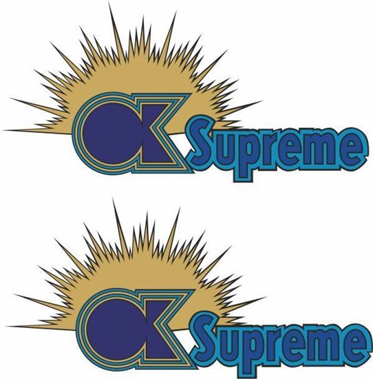 Picture of OK Supreme Motorcycle Decals / Stickers