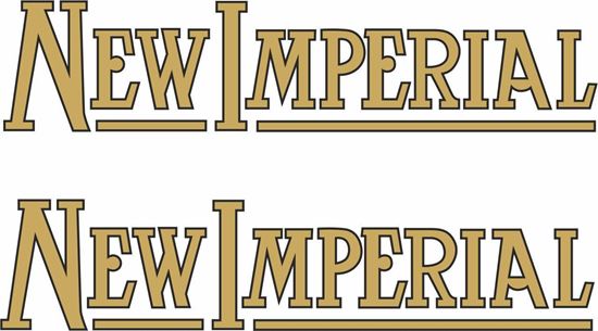 Picture of New Imperial Motorcycle Decals / Stickers