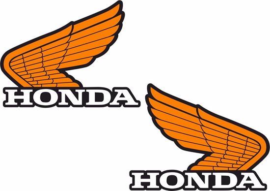 Picture of Honda XR replacement Tank Decals / Stickers