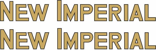 Picture of New Imperial Motorcycle Decals / Stickers