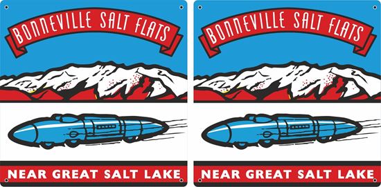 Picture of Bonnevile Salt Flats Decals / Stickers