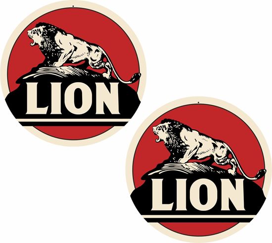 Picture of Lion Gasoline Decals / Stickers