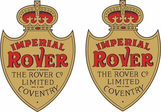 Picture of Imperial Rover Motorcycle Decals / Stickers