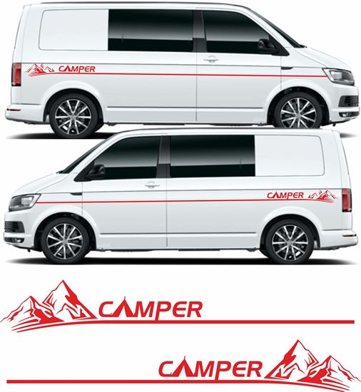 Picture of VW T5 / T6 Camper side Stripes / Stickers