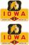Picture of IOWA Motor Fuel Decals / Stickers