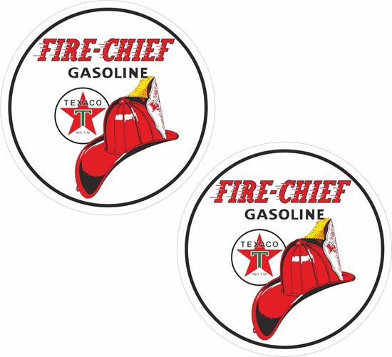 Picture of Texaco Fire Chief Decals / Stickers