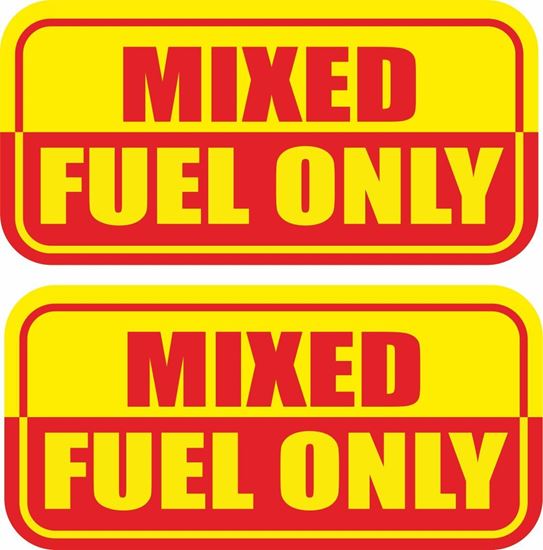 Picture of Mixed Fuel only Decals / Stickers