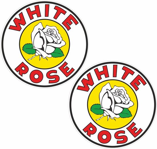 Picture of White Rose Decals / Stickers