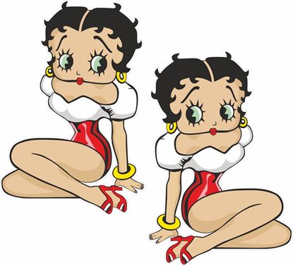 Picture of Betty Boop general panel  Decals / Stickers