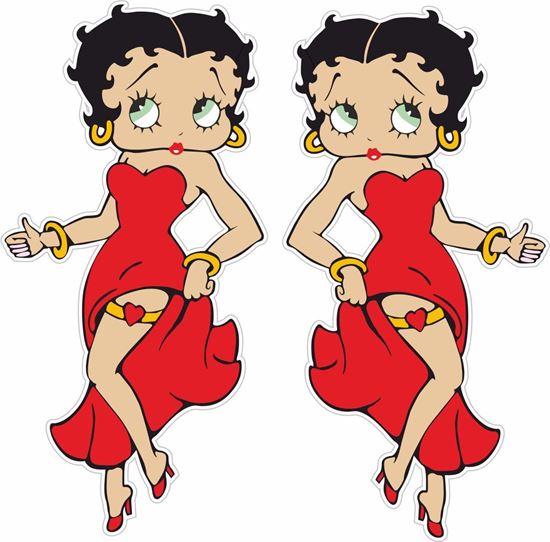 Picture of Betty Boop general panel  Decals / Stickers