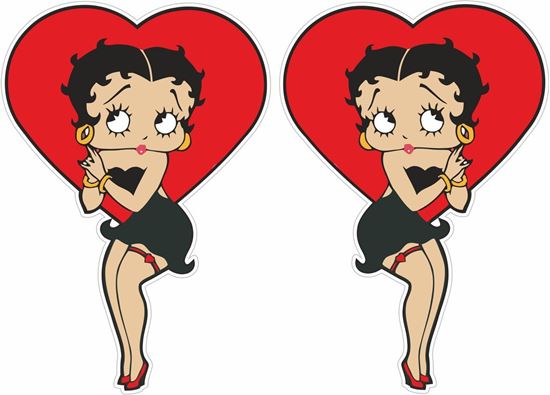 Picture of Betty Boop general panel Decals / Stickers